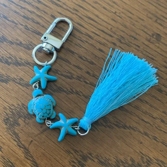 Travel Turtle Keyring Turquoise - Picture 2 of 6